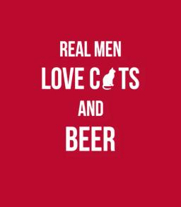 Real Men Love Cats And Beer