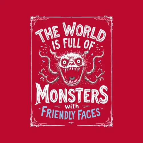 Monster With Friendly Faces