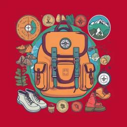 Wanderer Travel Map Design