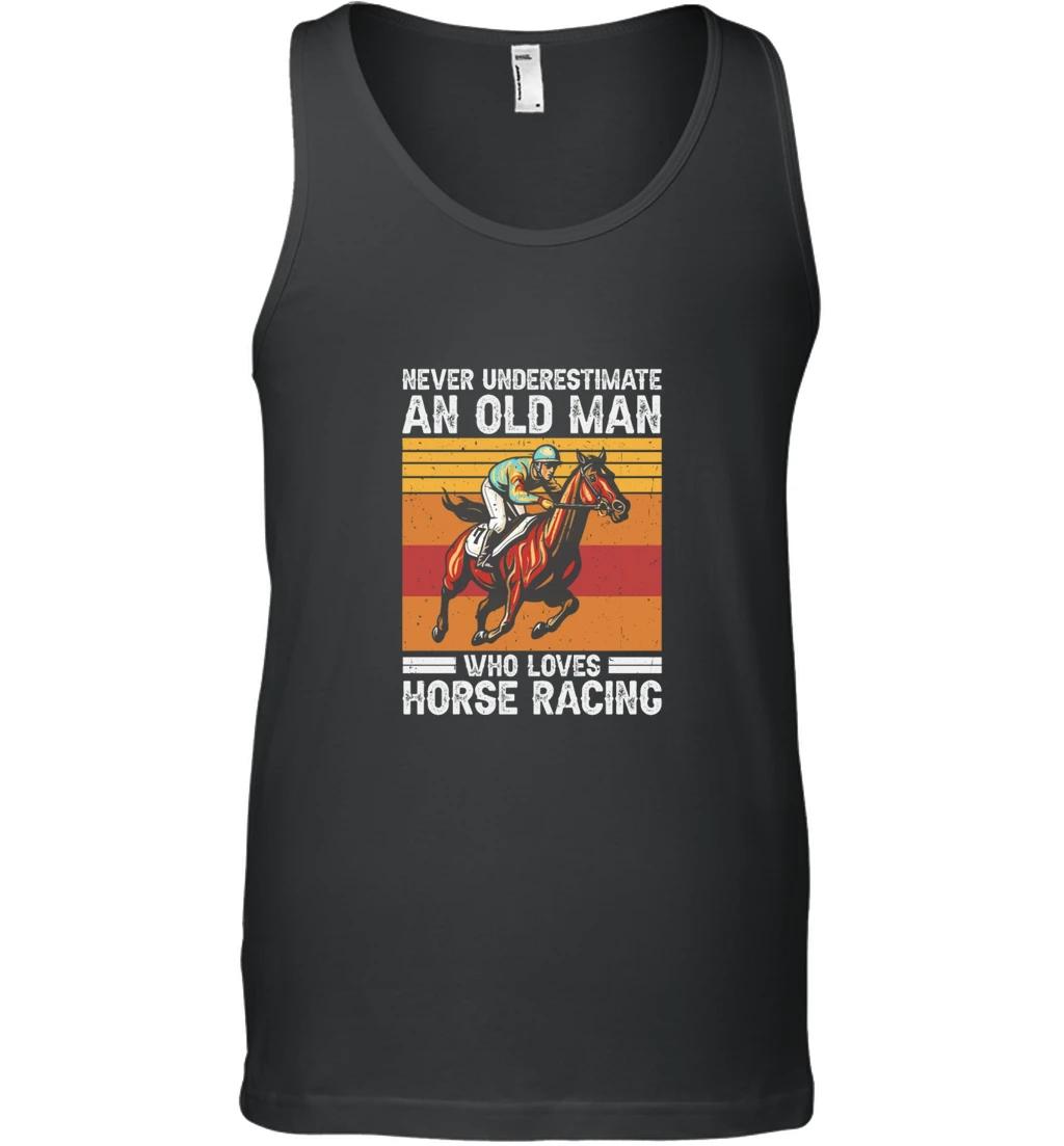 Horse Racing Lover Old Man