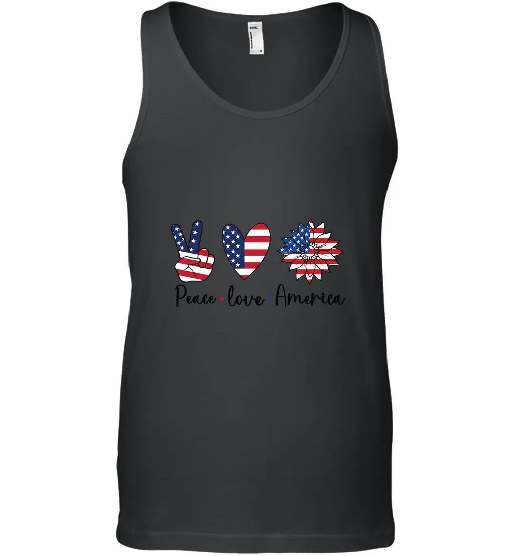 Peace Love America Design