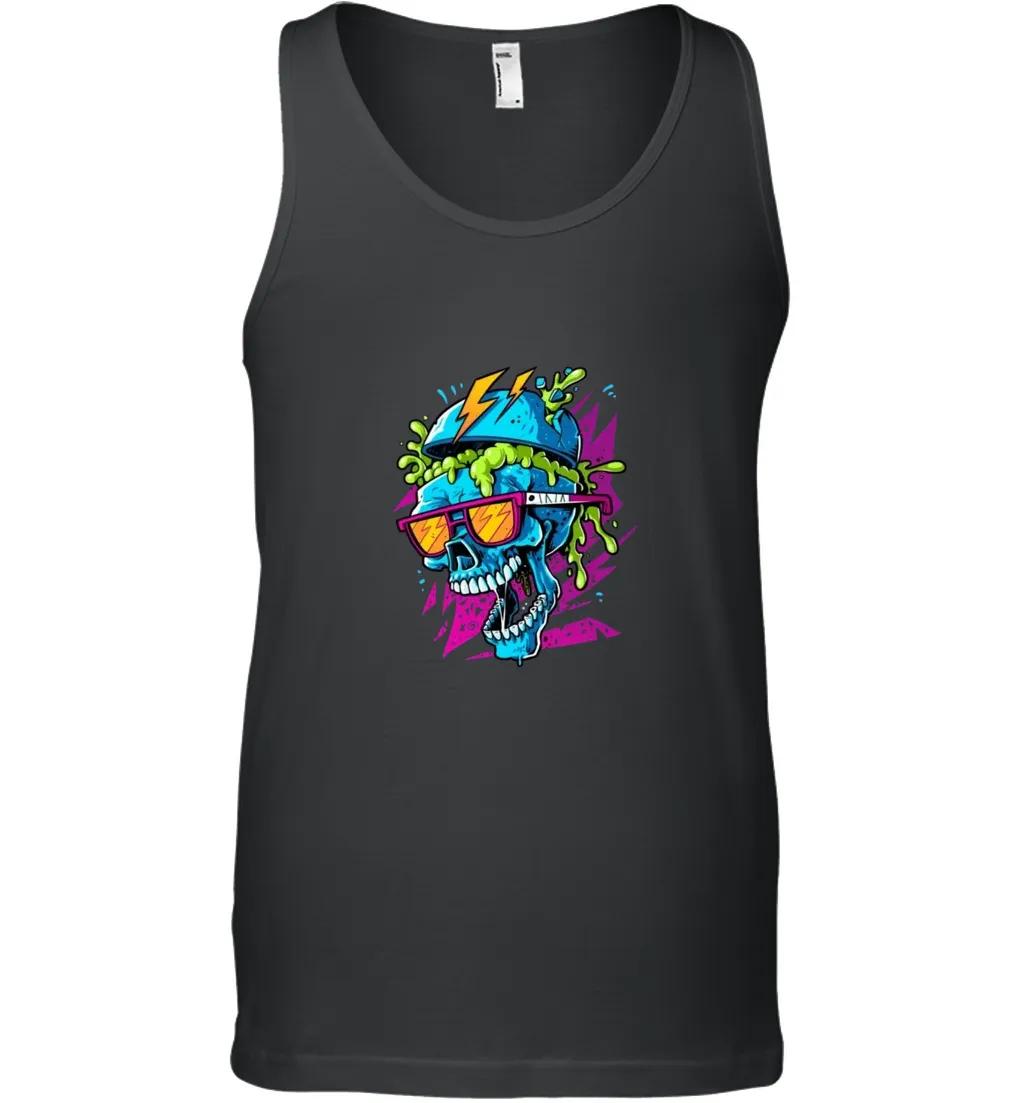 80s Skull Retro Vibes
