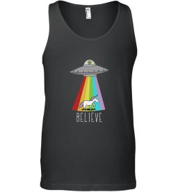 Unicorn Flying Saucer Alien Believe