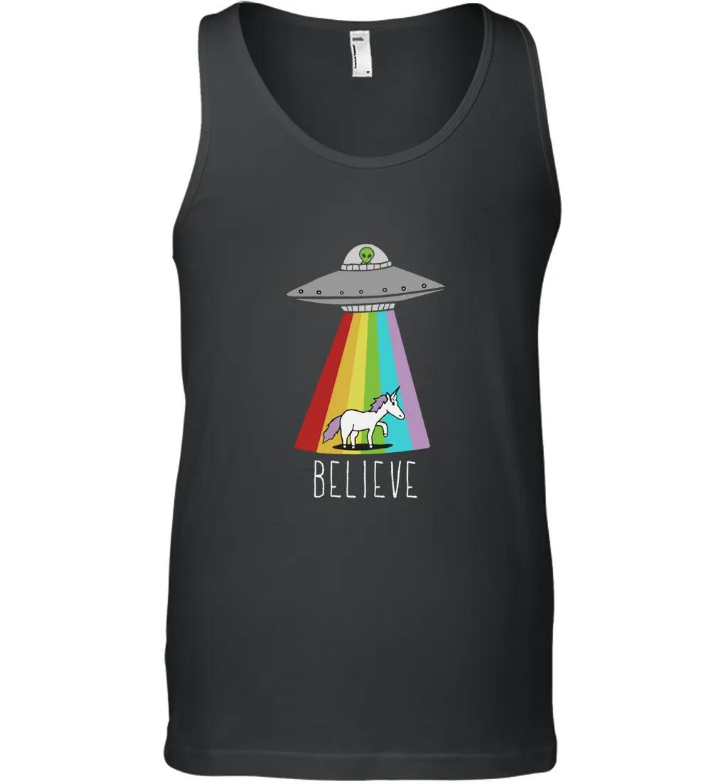 Unicorn Flying Saucer Alien Believe