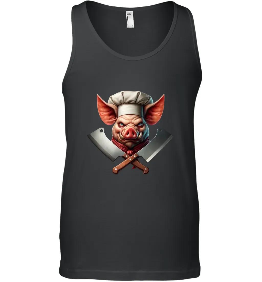 Chef Pig With Cleavers