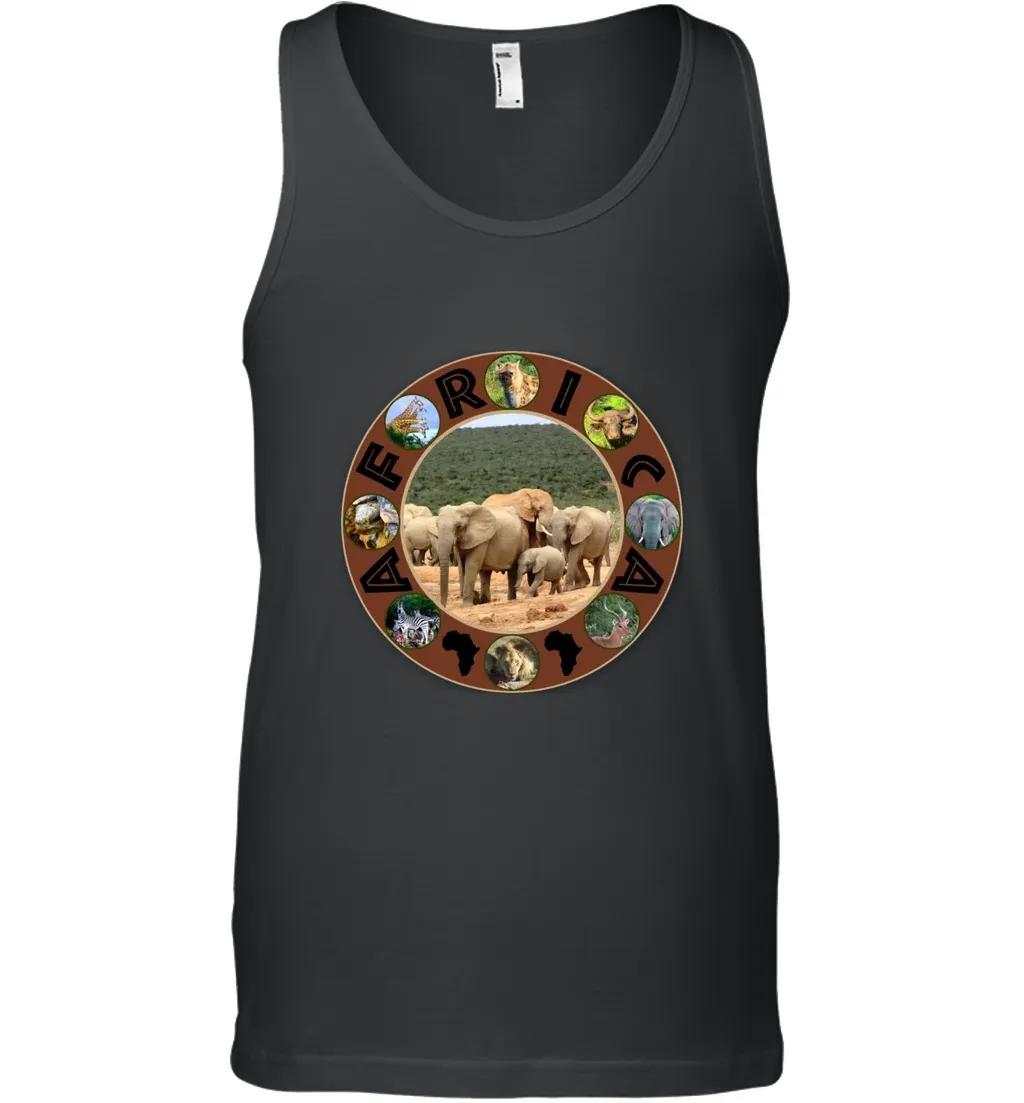 Elephant Herd Africa Circle