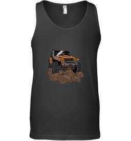 Jeep Offroad Drive On Dirt Or Mud