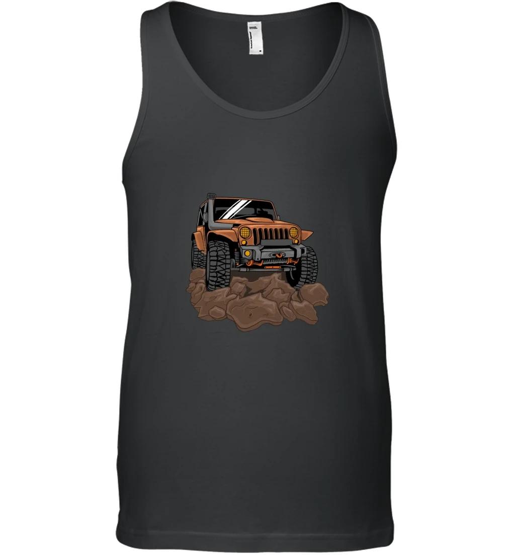 Jeep Offroad Drive On Dirt Or Mud