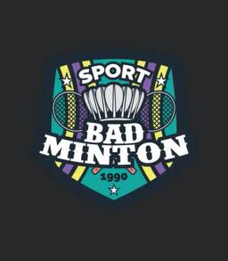 Badminton Racket Logo