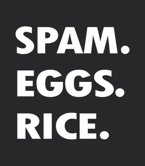 Hawaiian Breakfast Spam Eggs Rice