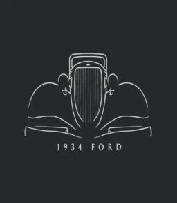 1934 Ford Stencil