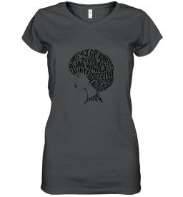 Afro Hair Word Art Design