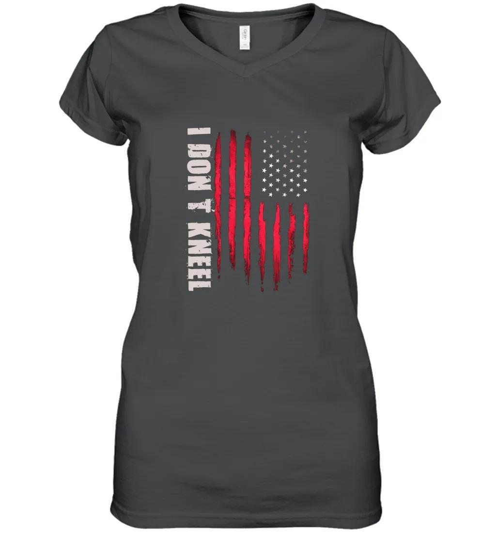 I Dont Kneel American Flag