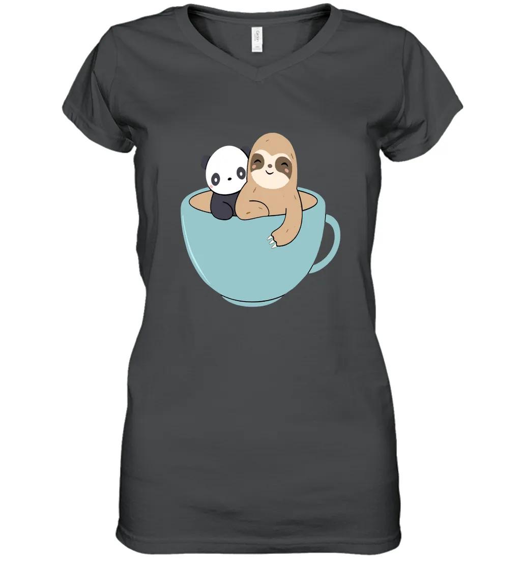Kawaii Cute Panda And Sloth