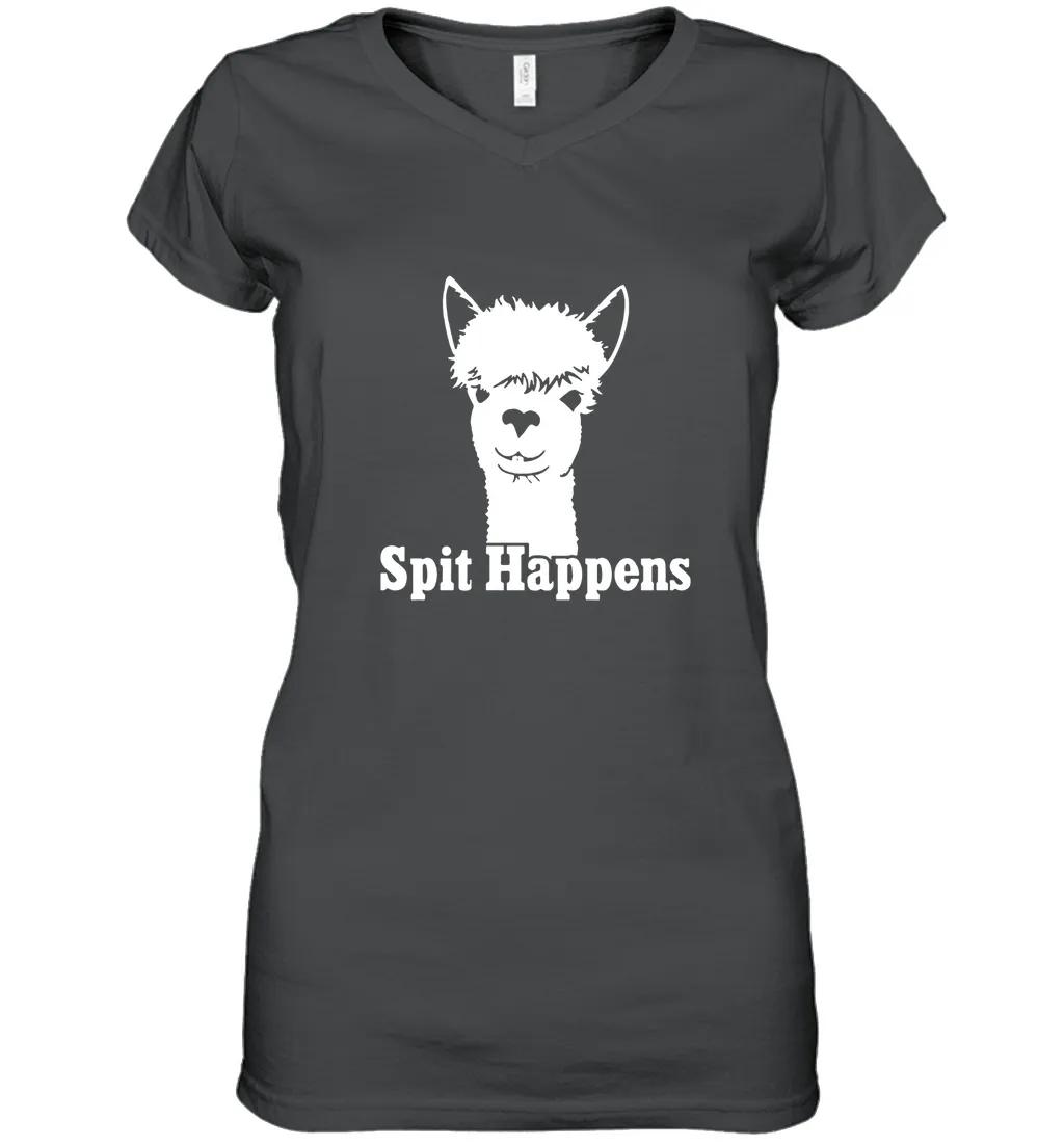 Spit Happens Cute Alpaca Face