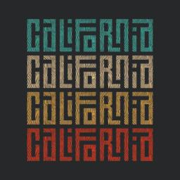 California Vibes Colorful Graphic