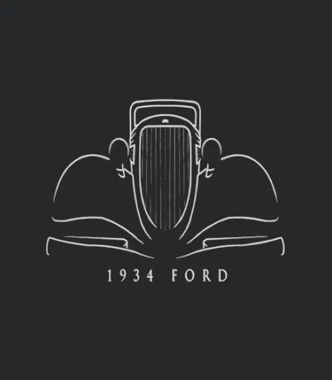 1934 Ford Stencil