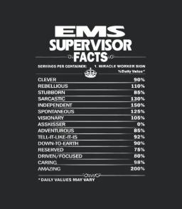 Ems Supervisor Job Fact