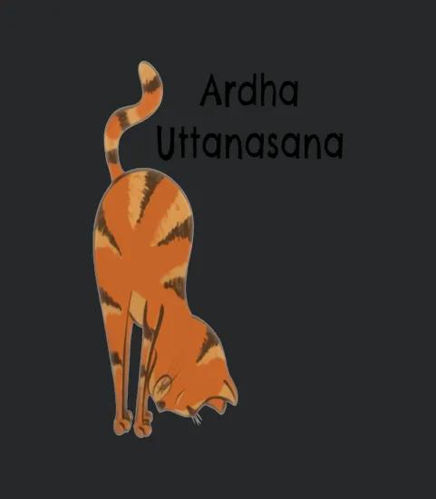 Funny Yoga Cat Woman