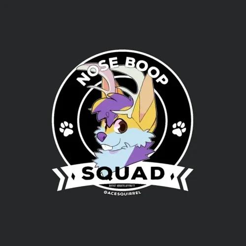 Nose Boop Squad Headshot Logo