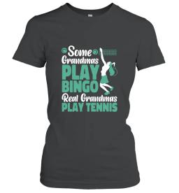 Funny Tennis Player Racket Grandma