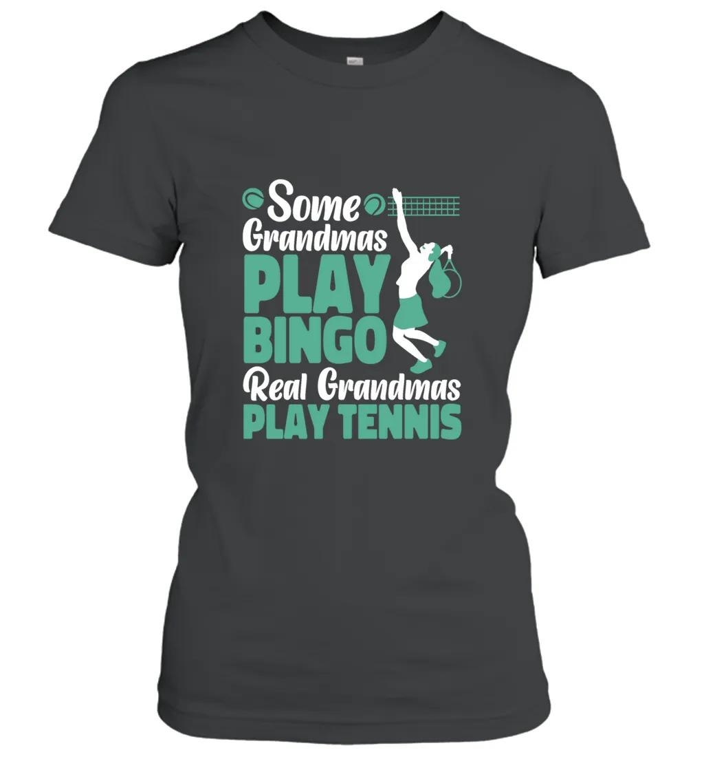 Funny Tennis Player Racket Grandma