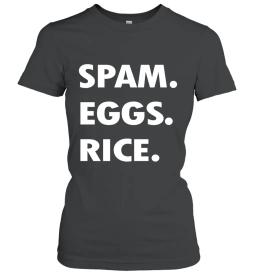 Hawaiian Breakfast Spam Eggs Rice