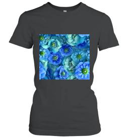 3d Blue Delphinium Tumbler Wrap