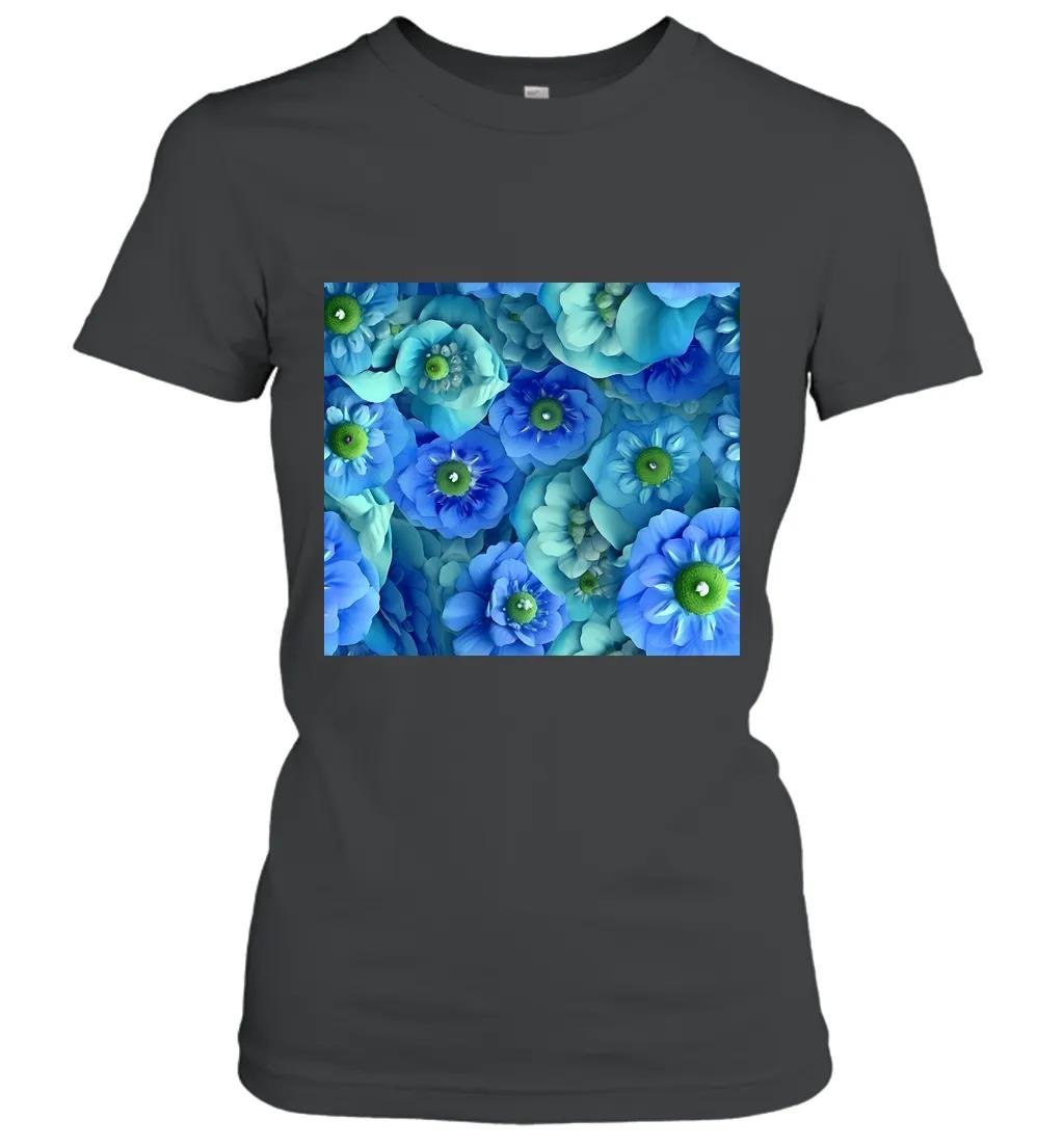3d Blue Delphinium Tumbler Wrap