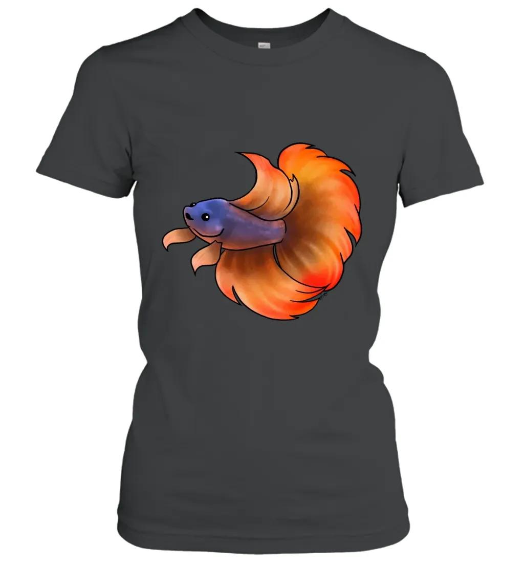 Fish Betta Fish Orange Indigo
