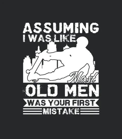 Old Man Snowboarding Shirt