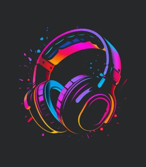 Dj Headphone 80s Style