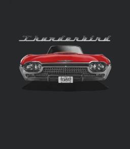 1962 Tbird Front Red
