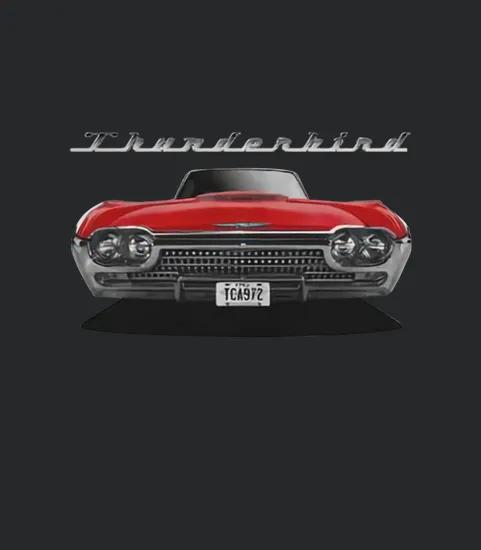 1962 Tbird Front Red