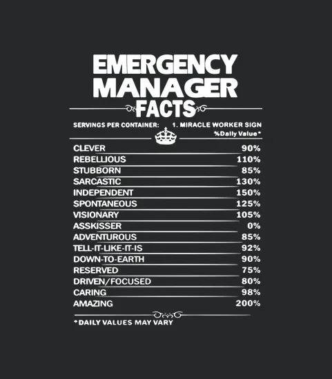 Emergency Manager Job Fact
