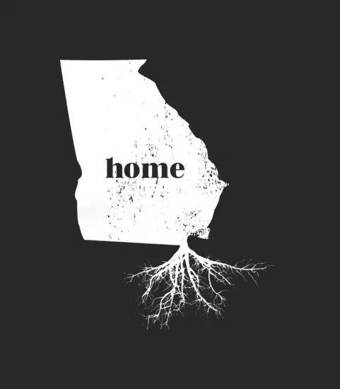 Georgia Home Roots State Map