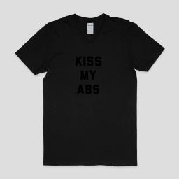 Kiss My Abs Funny Gym Quote