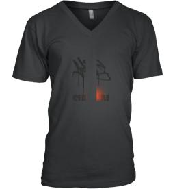 Black And Red Minimalist Grunge Art