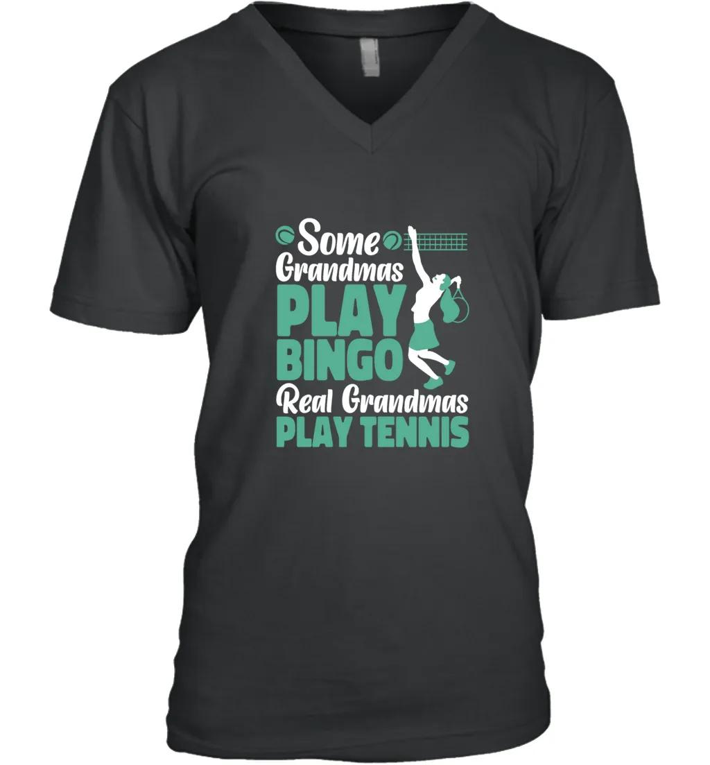 Funny Tennis Player Racket Grandma