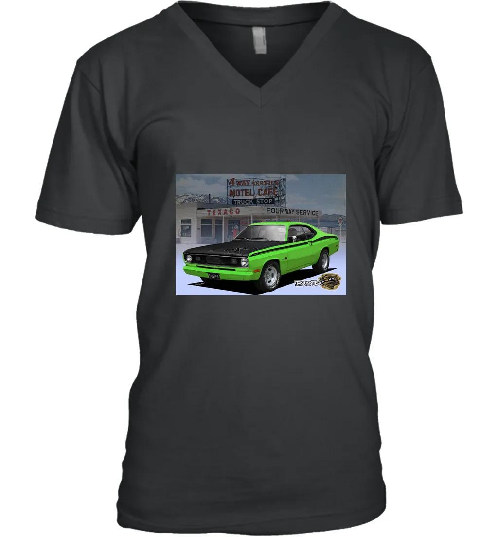 1970 74 Duster Poster Green