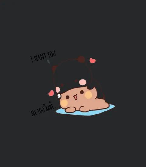 Bear And Panda Couple Quote