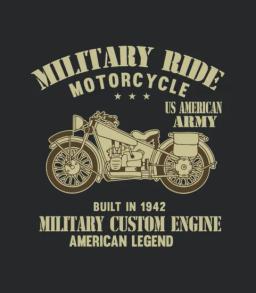 Military Ride Motorcycle