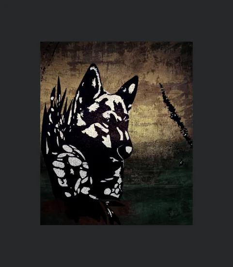 German Shepherd Art Work