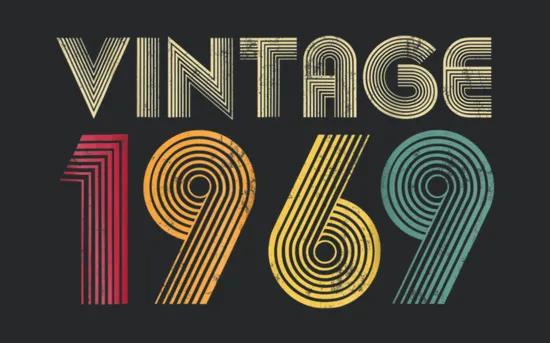 50th Birthday Vintage 1969
