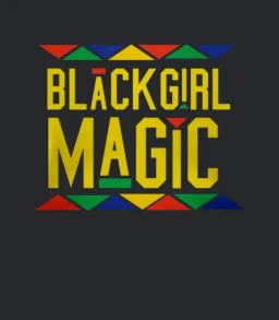 Black Girl Magic Tribal Design