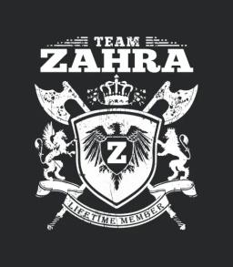 Team Zahra Lifetime Member