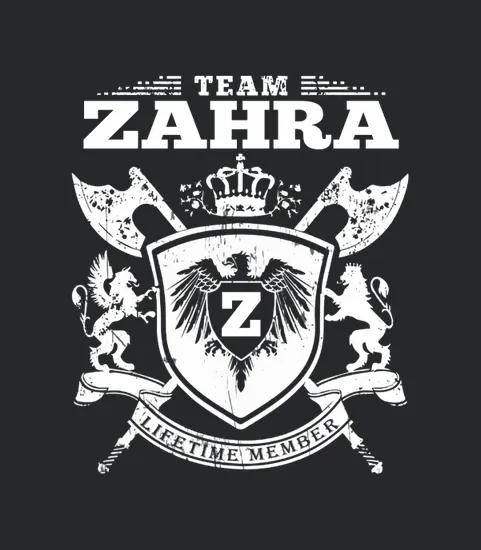 Team Zahra Lifetime Member