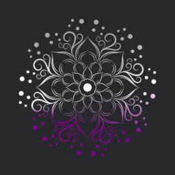 Subtle Asexual Pride Mandala 2