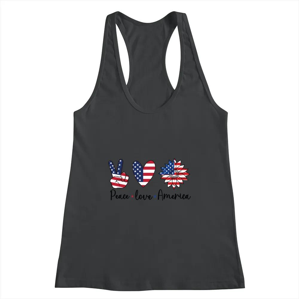 Peace Love America Design
