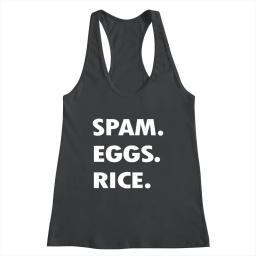 Hawaiian Breakfast Spam Eggs Rice